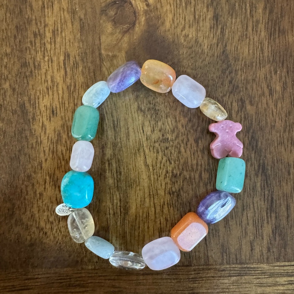 ✨TOUS COLORS RHODONITE BEAR BRACELET✨